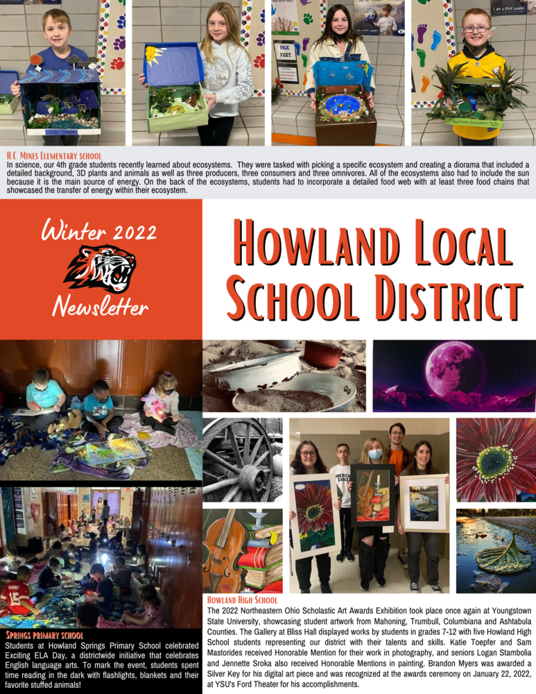 Check Out Our Newsletter Howland Local Schools