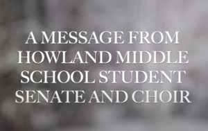 Howland Middle School students to bring holiday cheer to healthcare workers