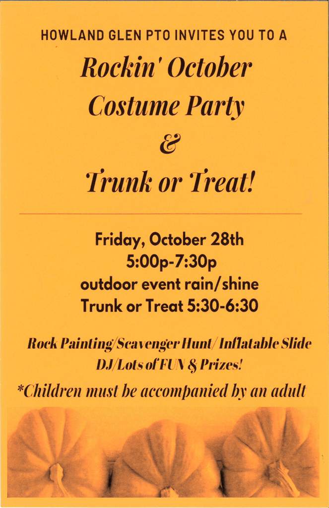 Glen Rockin' October Costume Party